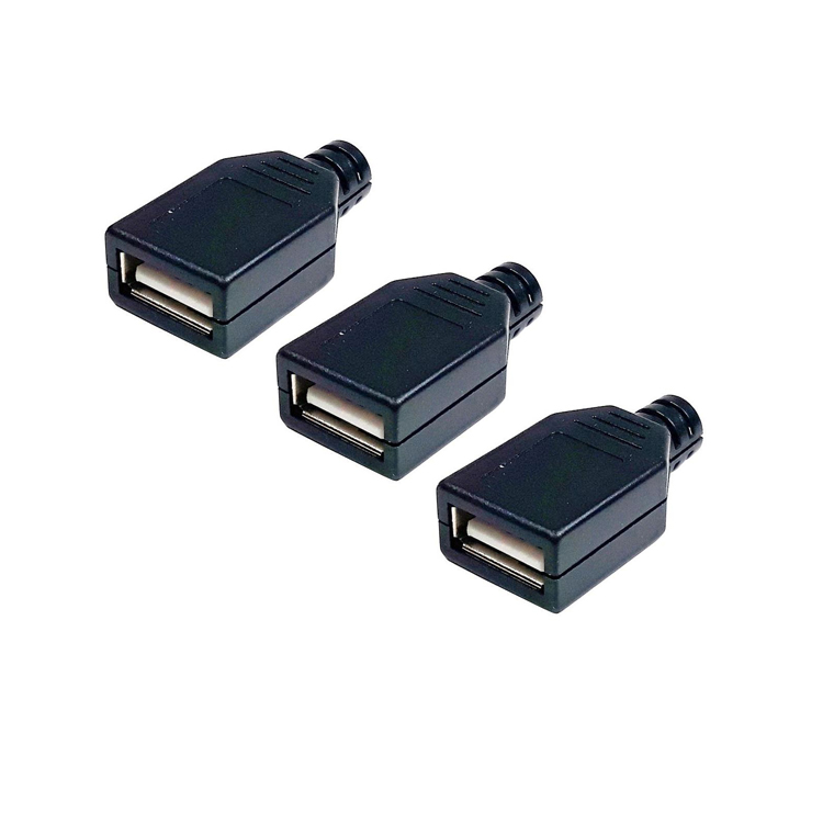فیش مادگی USB مدل Type-A بسته 3 عددی