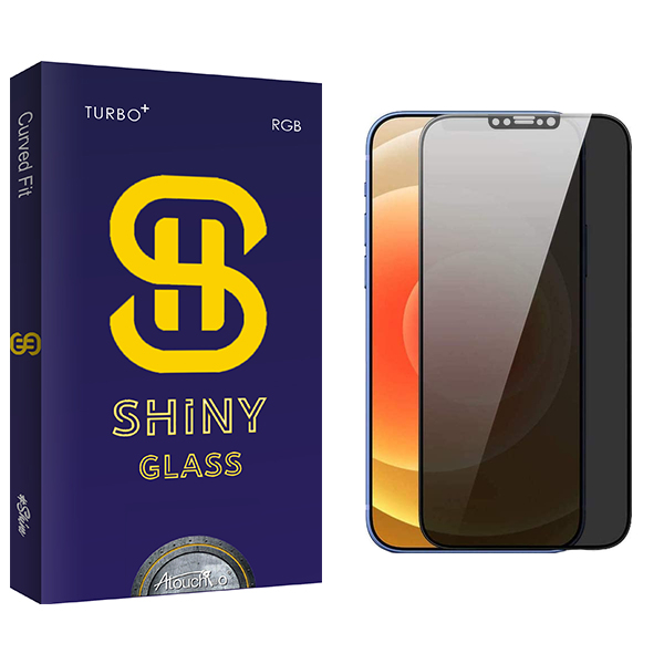 محافظ صفحه نمایش سرامیکی حریم شخصی آتوچبو مدل Shiny Pro مناسب برای گوشی موبایل اپل iPhone 13 Pro