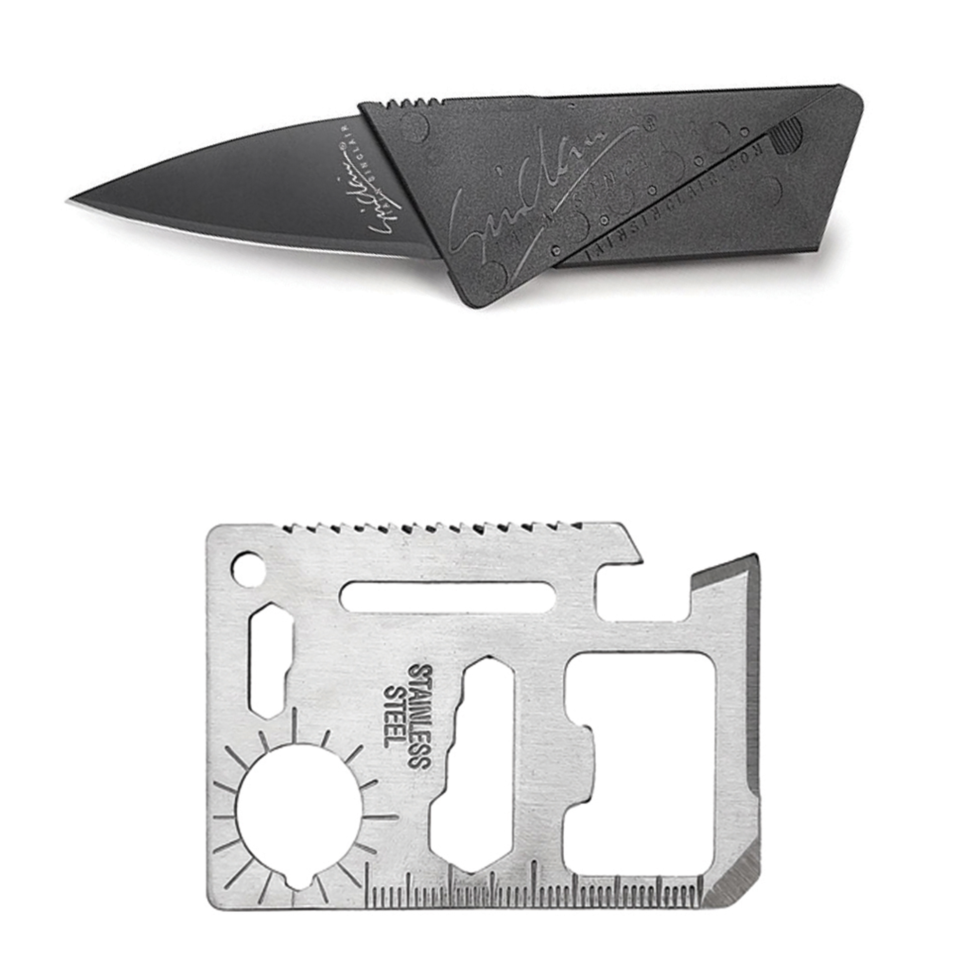 پک چاقو کارتی مدل سینکلر به همراه ابزار چند کاره مدل STE102