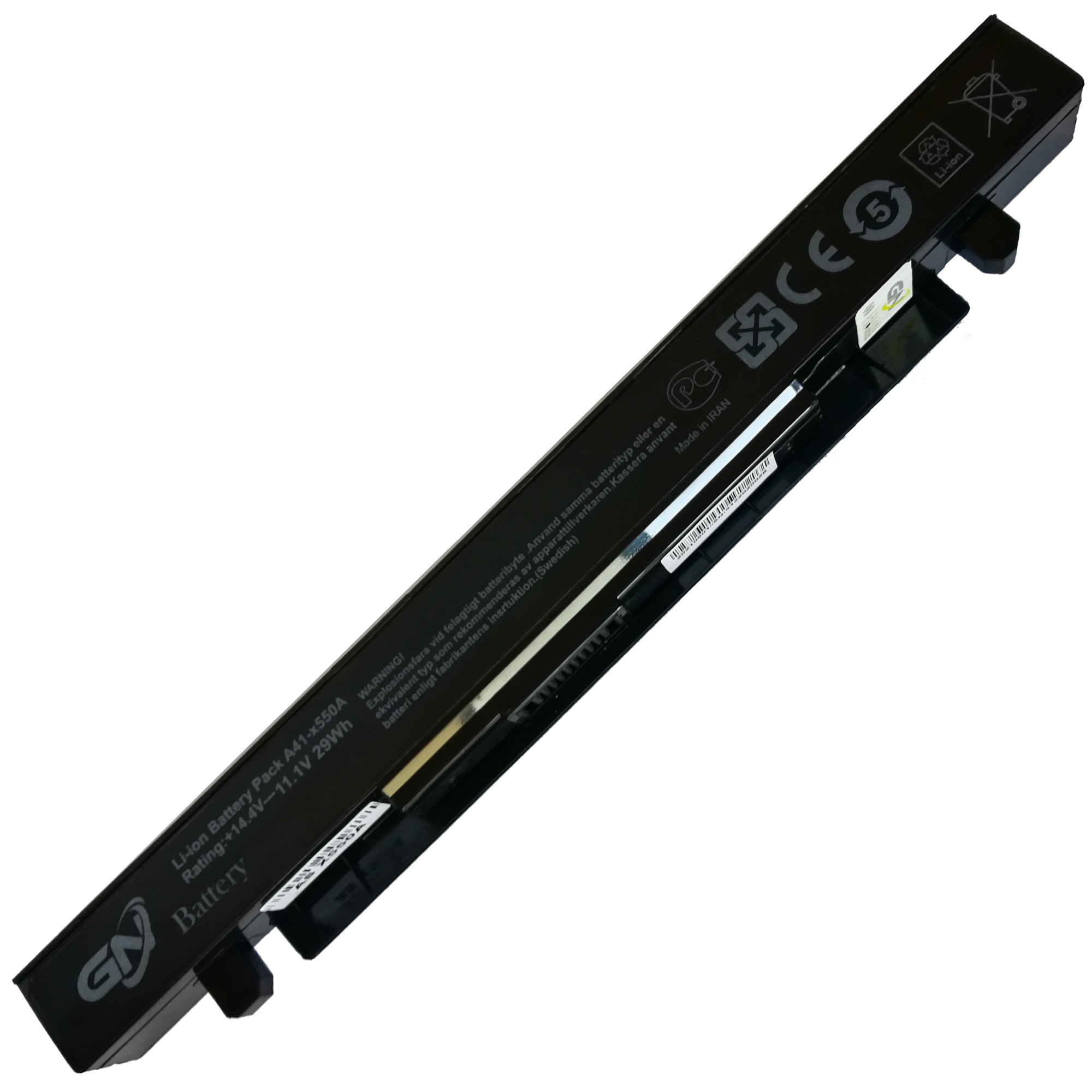 باتری لپ تاپ 4 سلولی گلدن نوت بوک دل A41-X550a مناسب برای لپ تاپ  X550/X450/X552/K550/X452/F550/A450/K450