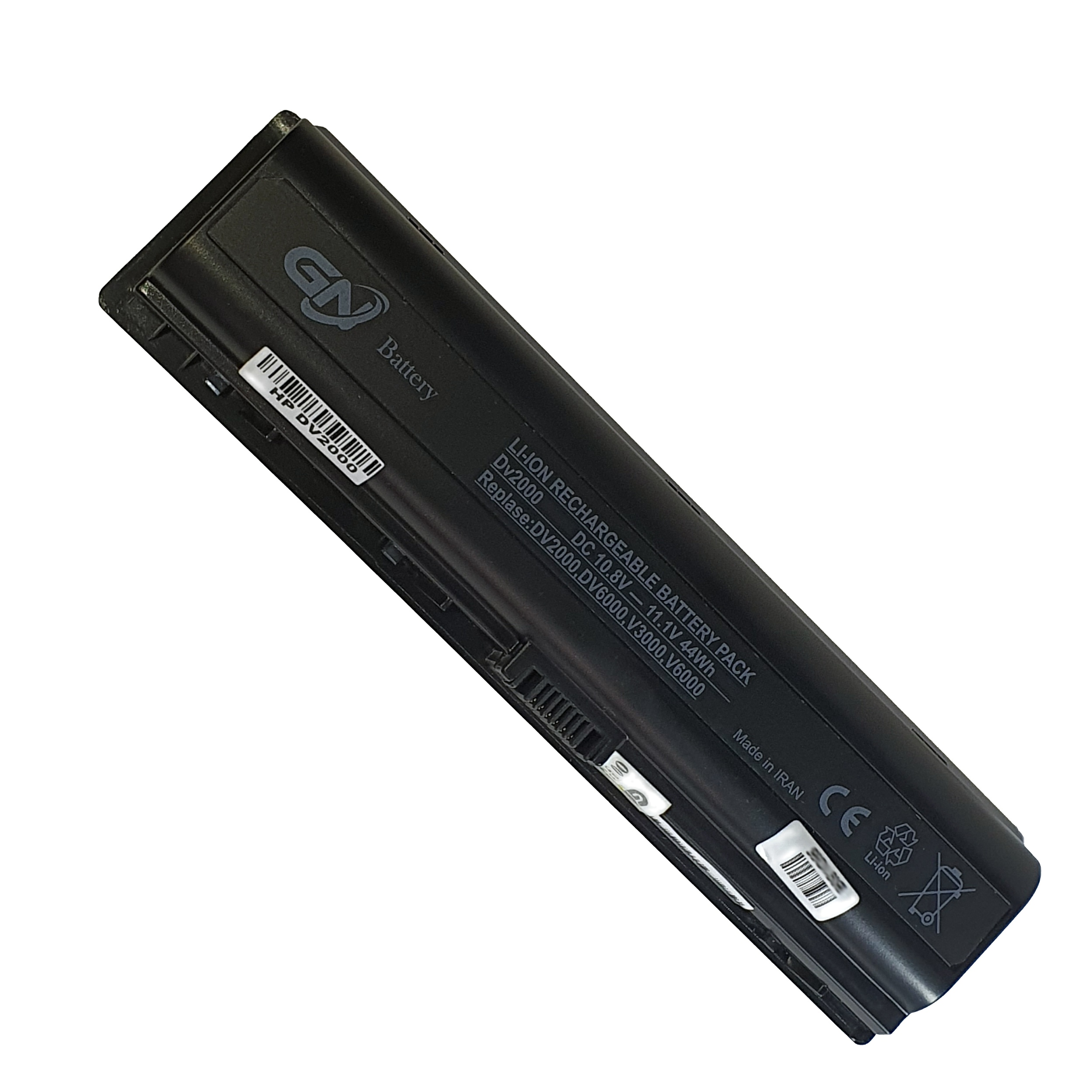 باتری لپ تاپ 6 سلولی گلدن نوت بوک دل DV2000 مناسب برای لپ تاپ  Pavilion DV2000/ DV6000