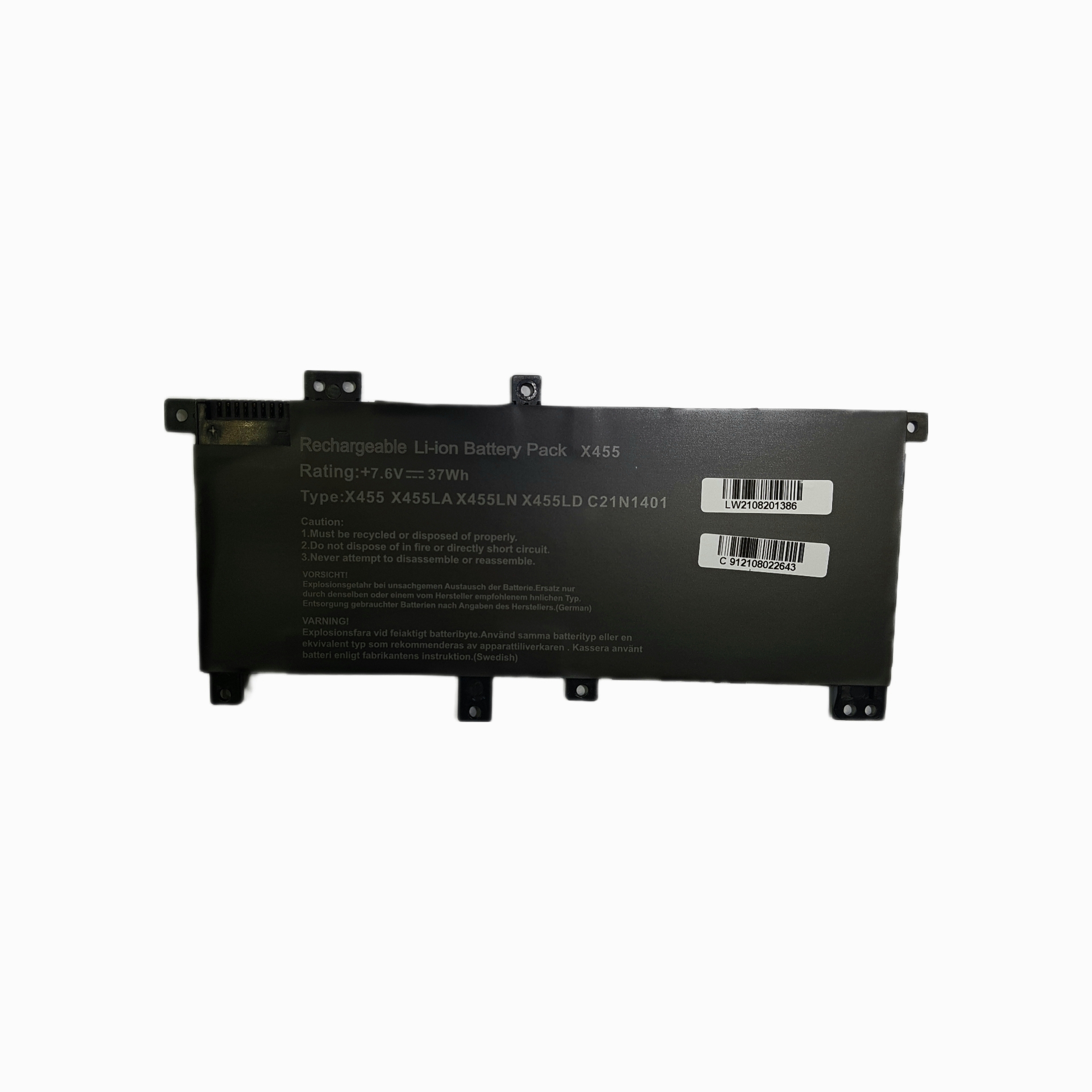 باتری لپ تاپ 2 سلولی مدل x455 مناسب برای لپ تاپ ایسوس X455LD