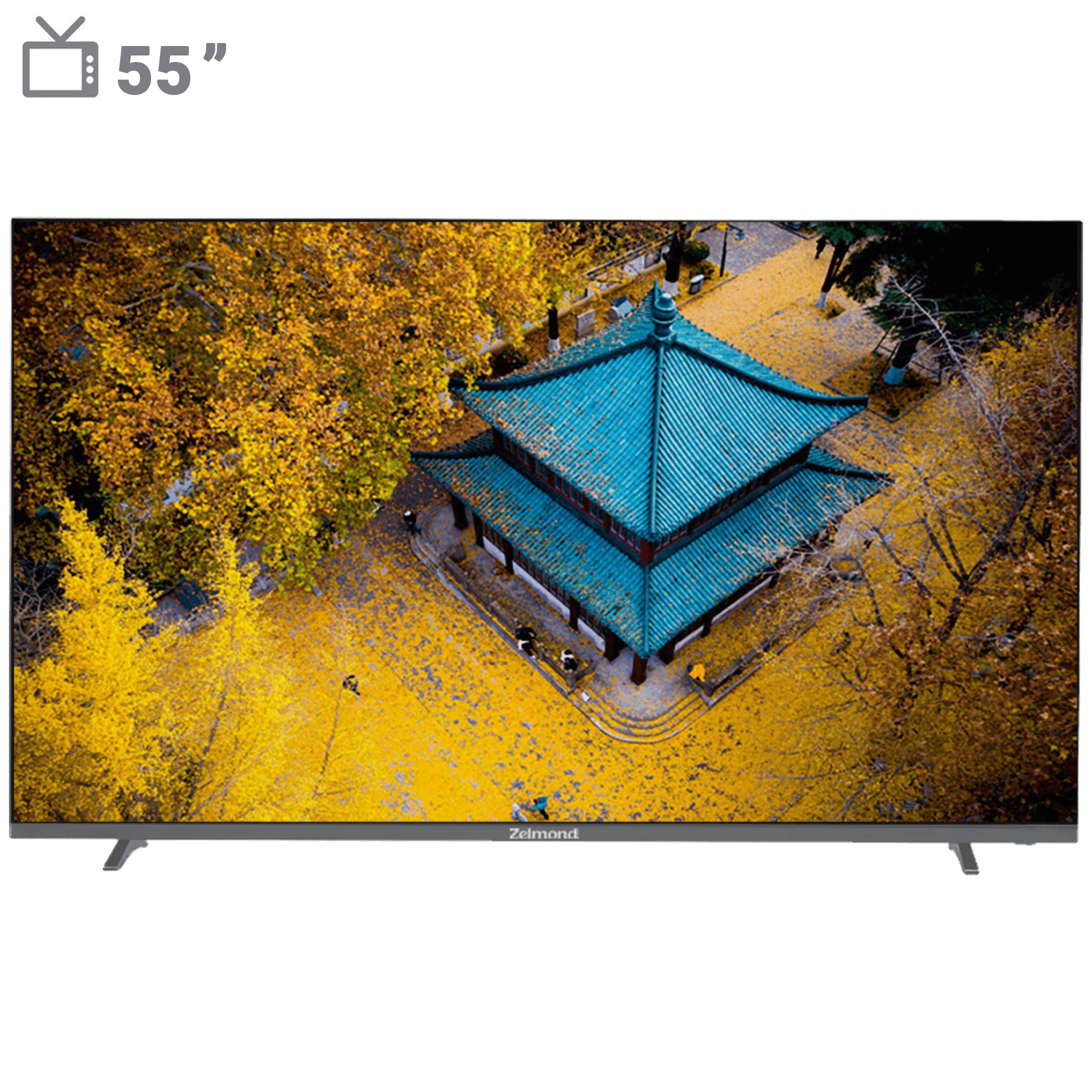 تلویزیون هوشمند ال ای دی زلموند مدل ZL-55SF6263 سایز 55 اینچ