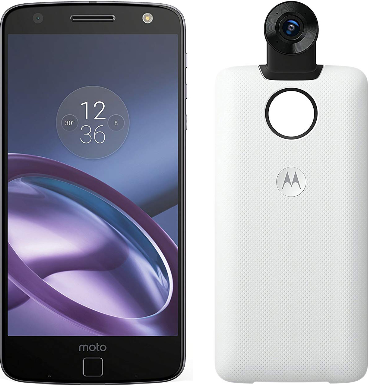 گوشی موبایل موتورولا مدل Moto Z XT1650-03  ظرفیت 32 گیگابایت همراه با Moto Mods 360 Camera ماژول Moto Mods 360 Camera