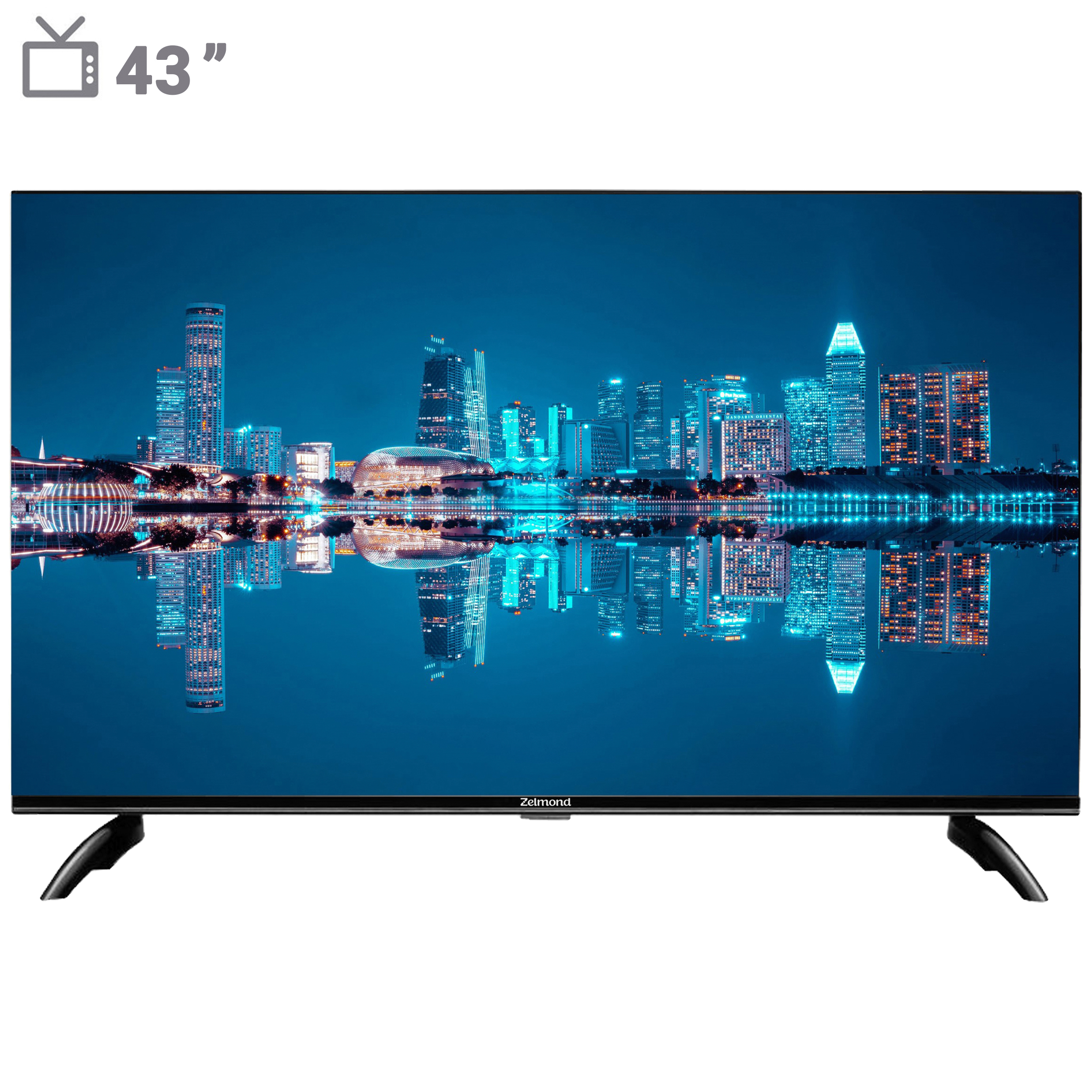 تلویزیون هوشمند ال ای دی زلموند مدل ZL-43SF538 سایز 43 اینچ