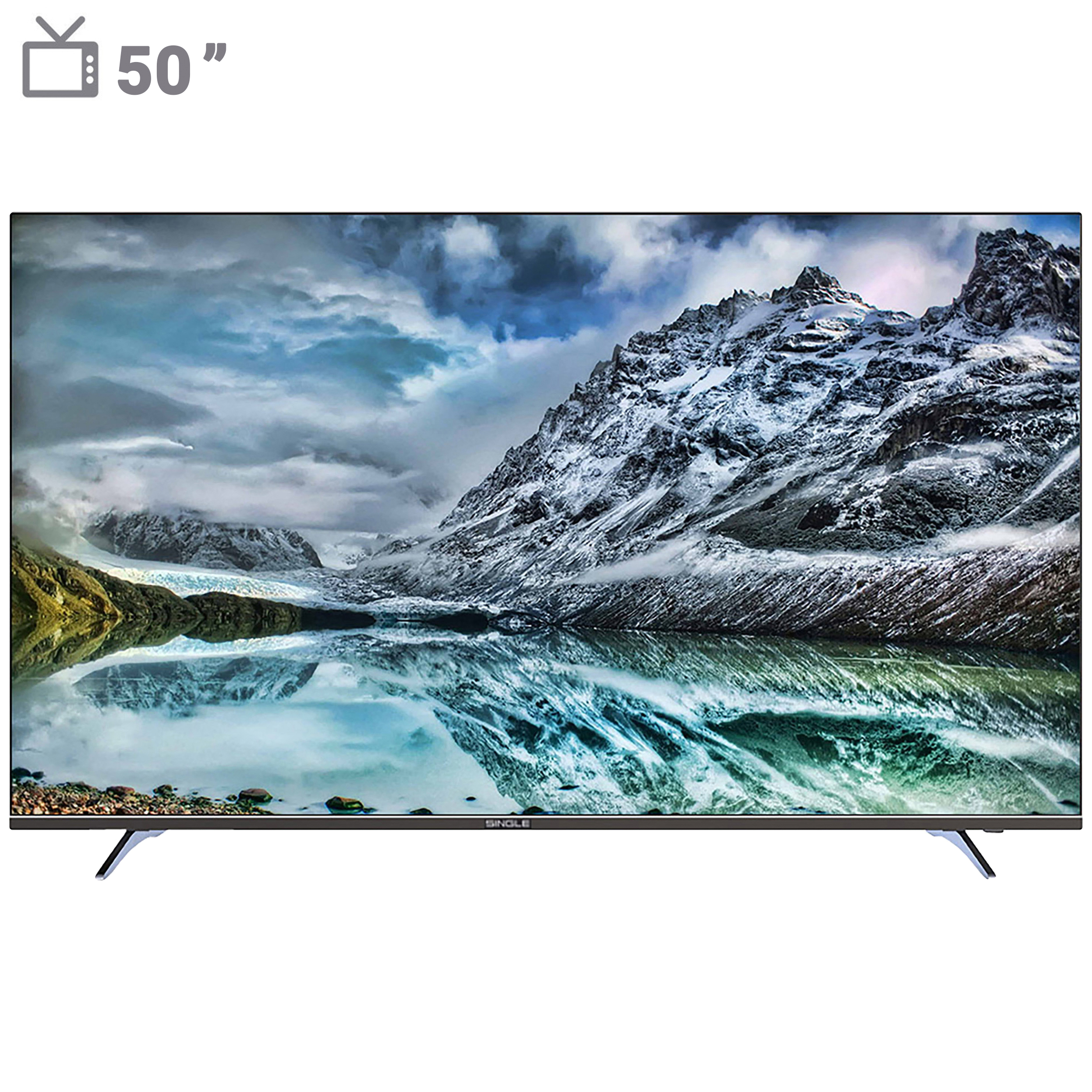 تلویزیون ال ای دی هوشمند سینگل مدل 5020US سایز 50 اینچ